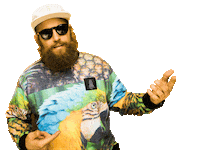 party hello Sticker by MC Fitti