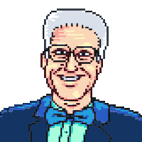 Ghomem reaction netflix pixelart laugh Sticker