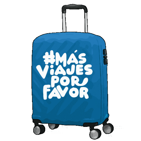 Q2vacaciones travel trip airplane airport Sticker