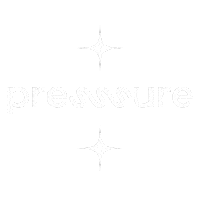 Presssure logo stars brand graphic design Sticker