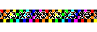 Pixel Rainbow Sticker