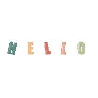 Bonjour Hello Sticker