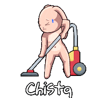 Vacuum Cleaner Cleaning Sticker