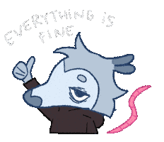 My Hero Academia Possum Sticker by Zoé p. illustration