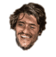 Happy Beard Sticker by Mapo Tapo
