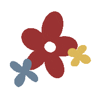 Flowers Lettering Sticker