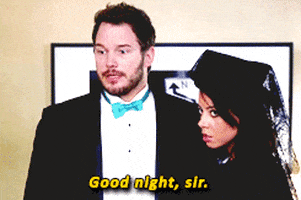 parks and recreation goodbye GIF