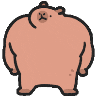 Muscle Wow Sticker by sansanplanet