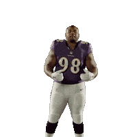 Flexing Brandon Williams Sticker by Baltimore Ravens