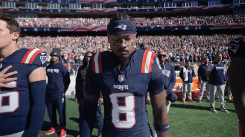 Stefon Diggs Football GIF by New England Patriots