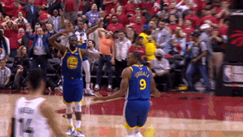 High Five Golden State Warriors GIF by NBA