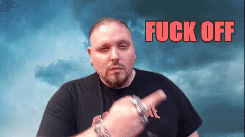 pretty little liars middle finger GIF by Brimstone (The Grindhouse Radio, Hound Comics)