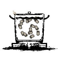 Acqua Rigatoni Sticker by La Gattabuia