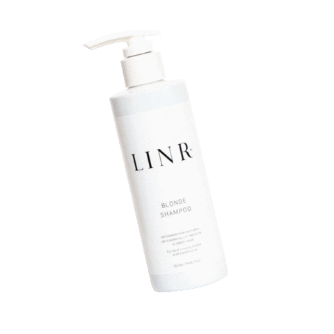 LinrHaircare giphyupload hair vegan blonde Sticker