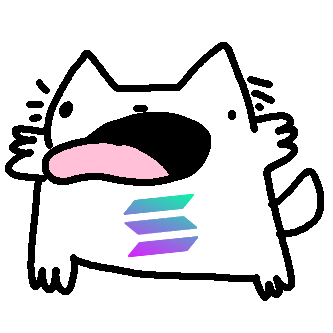 Cat Wtf Sticker by sillynub