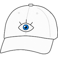 Third Eye Wink Sticker by Joe Daley
