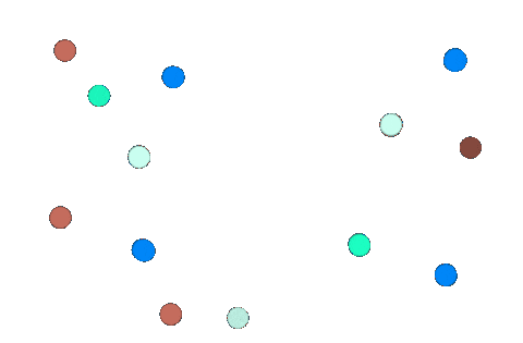 Damien Hirst Falling Sticker by Marcel Katz Dalí / The Art Plug