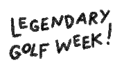 The Masters Golf Sticker by Catharina Stewart