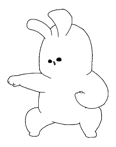 Fight Bunny Sticker