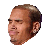 chris brown STICKER by imoji