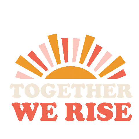 Girl Power Together We Rise Sticker