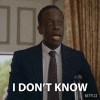 I Dont Know Ato Essandoh GIF by NETFLIX