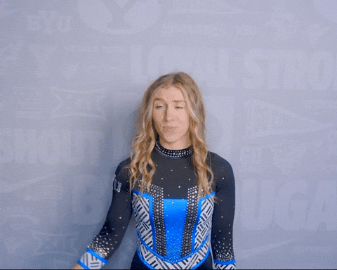 Gymnastics Heidi GIF by BYU Cougars
