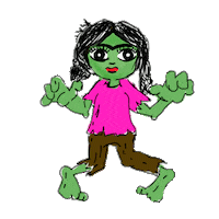 Zombie Amorosa Sticker