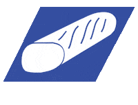 BaeckereiKern illustration bread baking bakery Sticker