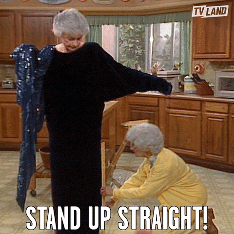 Stand Tall Golden Girls GIF by TV Land