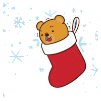 annmeowparty snow bear cold 可愛 Sticker