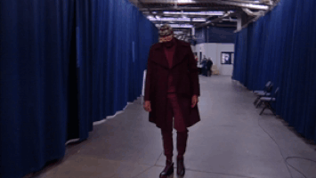carmelo anthony arrival GIF by NBA