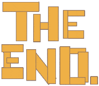 The End Cartoon Sticker by Rob Jelinski Studios
