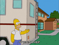 yell homer simpson GIF