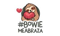 Bowie Abrazo Sticker by Rosatel