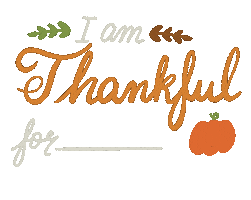 Thanks Giving Fun Sticker