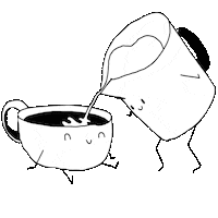 Illustration Coffee Sticker by Sweet Fellas
