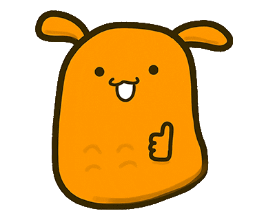 Super Duper Thumbs Up Sticker