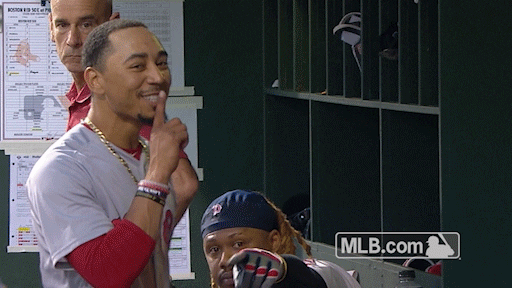 Red Sox Betts GIF by MLB