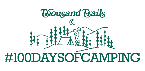 100Daysofcamping Sticker by ThousandTrails