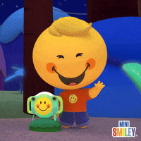 Ciao Hello GIF by Mini Smiley