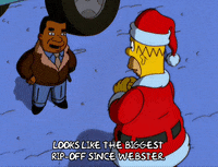 homer simpson christmas GIF