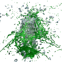 DevisDZN art green slime toxic Sticker