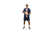psghand sports sport fun player Sticker