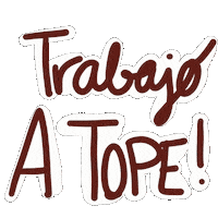 Oficina Trabajando Sticker