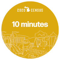 Census 2020 Countmein Sticker by Michigan Census
