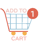 Shopping Cart Sticker by THESTAGEWALK