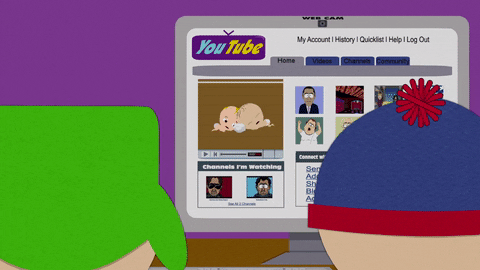 watching youtube GIF by South Park 