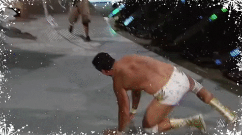 wrestling christmas wwe GIF by WWE