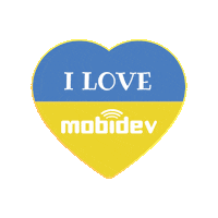 mobidev love ukraine mobidev Sticker